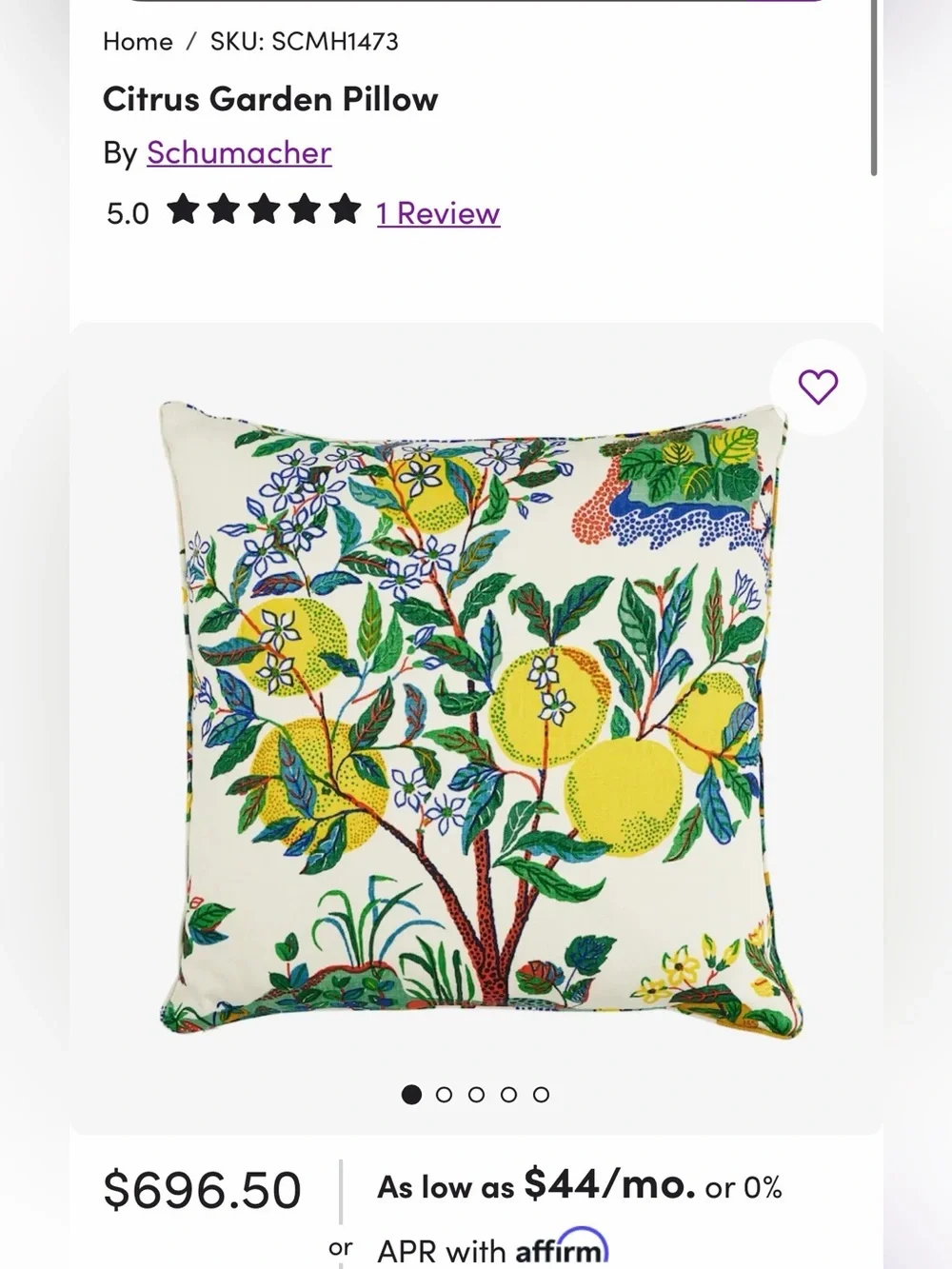 Schumacher fabric features